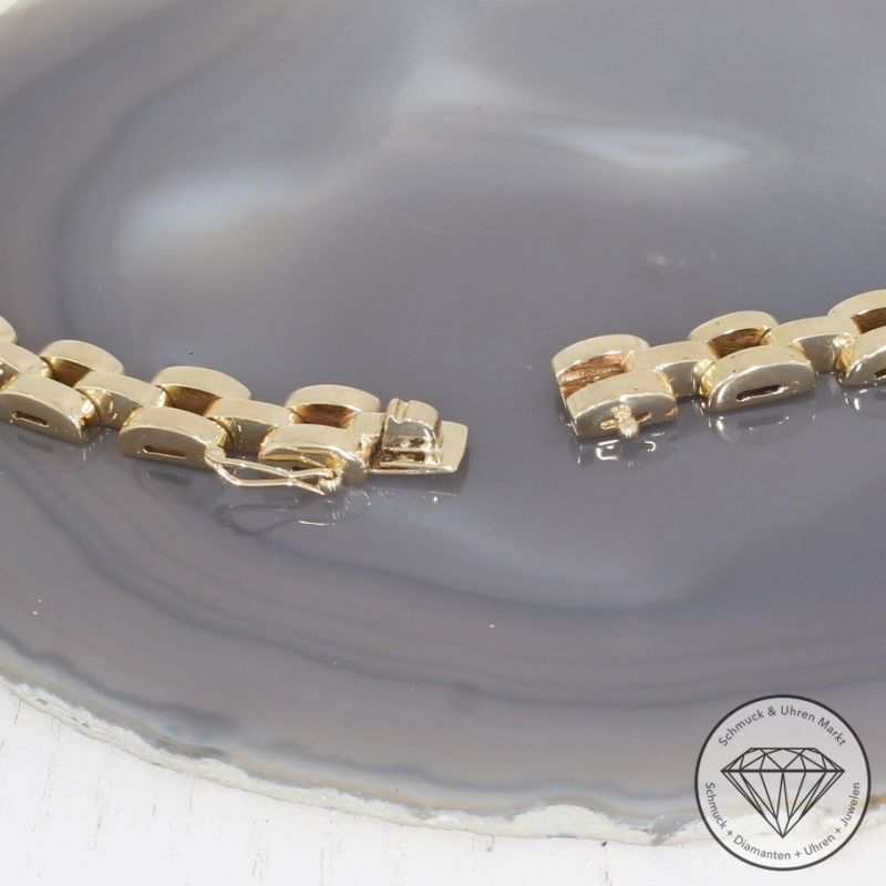 Wert 17990 € Bicolor Collier (121,00 Gramm) in 585er 14 K Gold - 96571