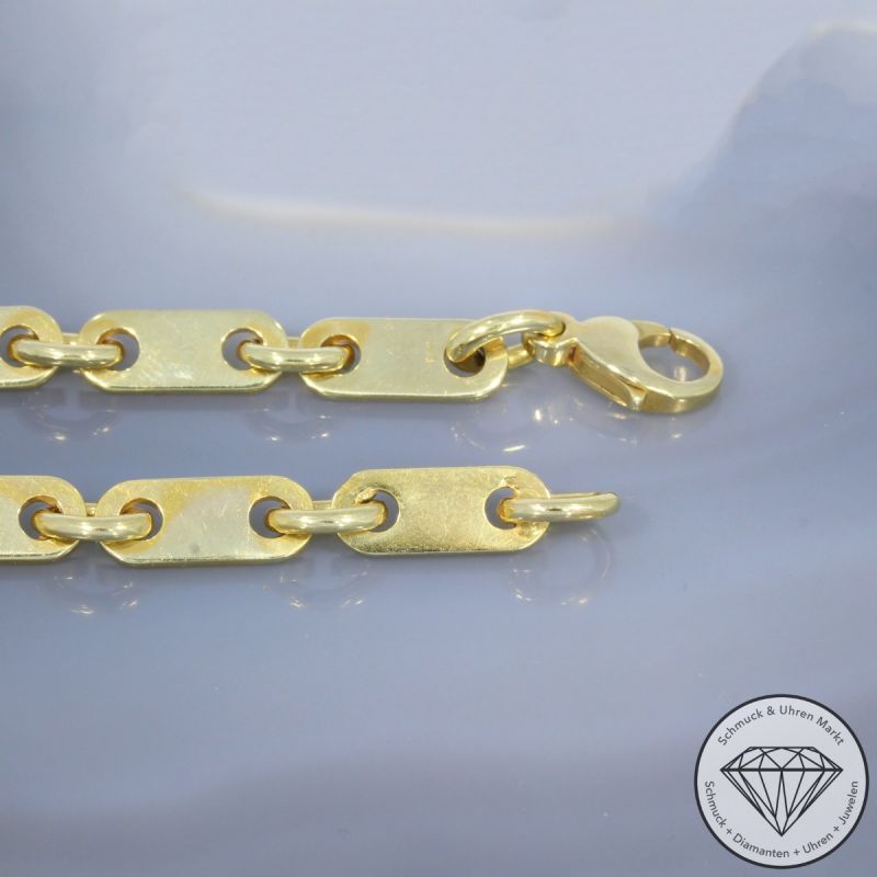 Wert 1580 € Plaettchen Armband in 333er 8 K Gelbgold - 96579