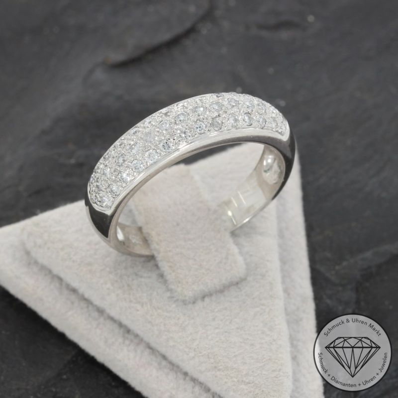 Wert 1490 € Brillant Ring (ca. 0,29 carat) in 585er 14 K Weißgold - 96584