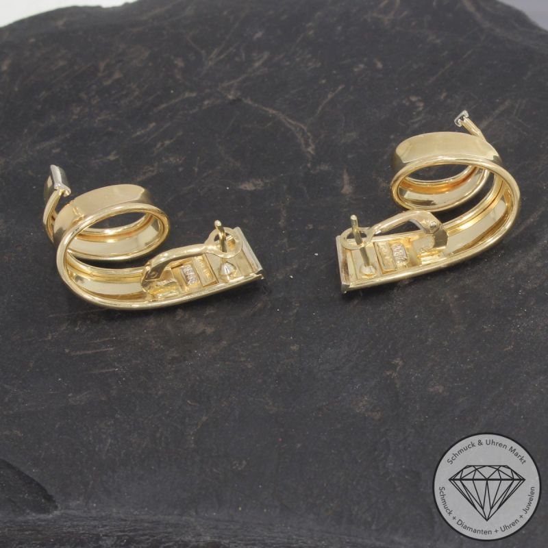 Wert 3350 € Ohrringe in 750er 18 K Gelbgold - 96723