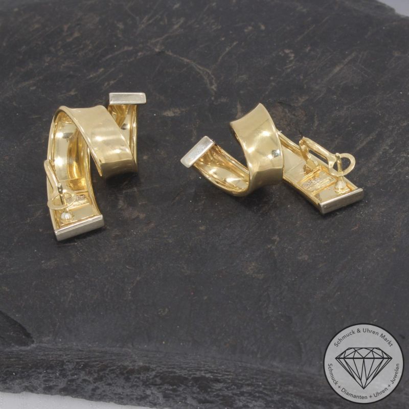 Wert 3350 € Ohrringe in 750er 18 K Gelbgold - 96723