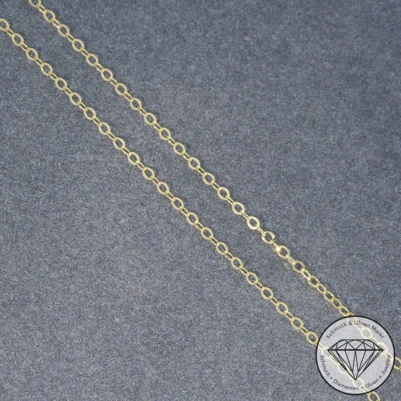 Wert 1990 € Solitär Brillant Anhänger & Kette (0,35 carat) in 585er 14 K Gelbgold - H1090