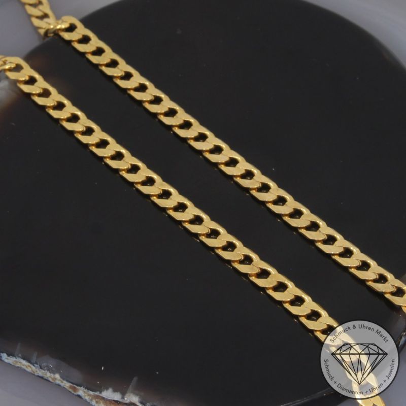 Wert 2200 € Panzer Collier Kette 333er/8 Karat Gelb Gold Länge 55,5 cm – 97133