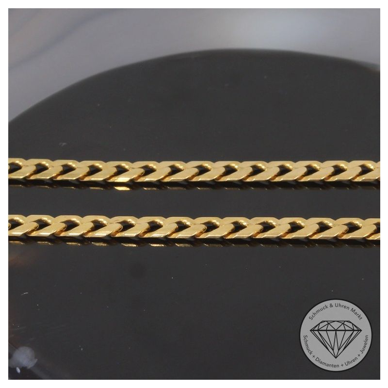 Wert 2200 € Panzer Collier Kette 333er/8 Karat Gelb Gold Länge 55,5 cm – 97133