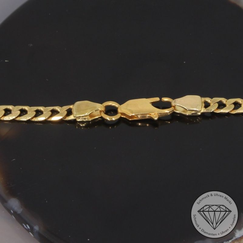 Wert 2200 € Panzer Collier Kette 333er/8 Karat Gelb Gold Länge 55,5 cm – 97133
