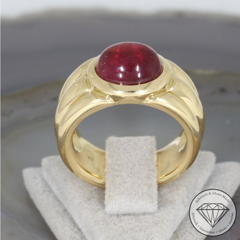 Sale! Wert 3990 € Turmalin Ring in 750er 18 K Gelbgold - 97164