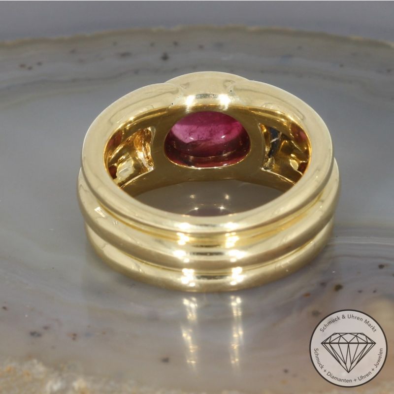 Sale! Wert 3990 € Turmalin Ring in 750er 18 K Gelbgold - 97164