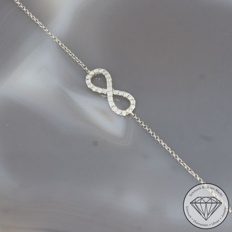 Wert 1690 € Brillant Armband (ca. 0,30 carat) in 750er 18 K Weißgold - 97835
