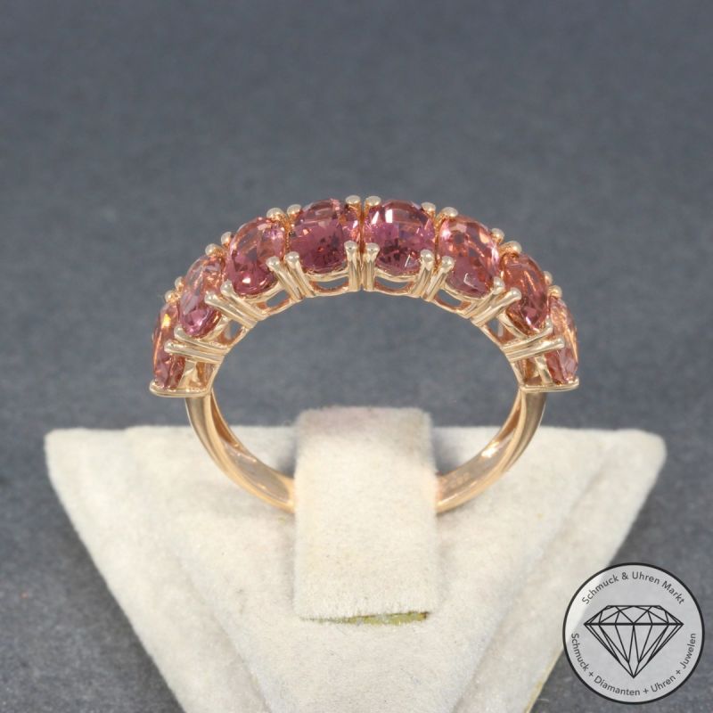 Wert 2290 € Turmalin Ring in 585er 14 K Rosegold - 98196