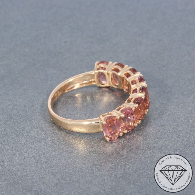 Wert 2290 € Turmalin Ring in 585er 14 K Rosegold - 98196