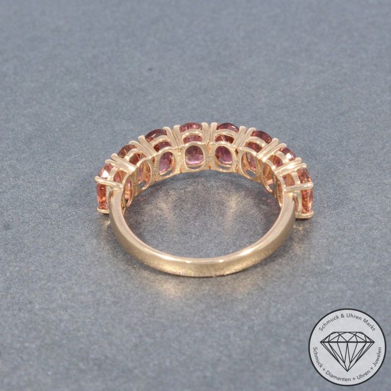 Wert 2290 € Turmalin Ring in 585er 14 K Rosegold - 98196