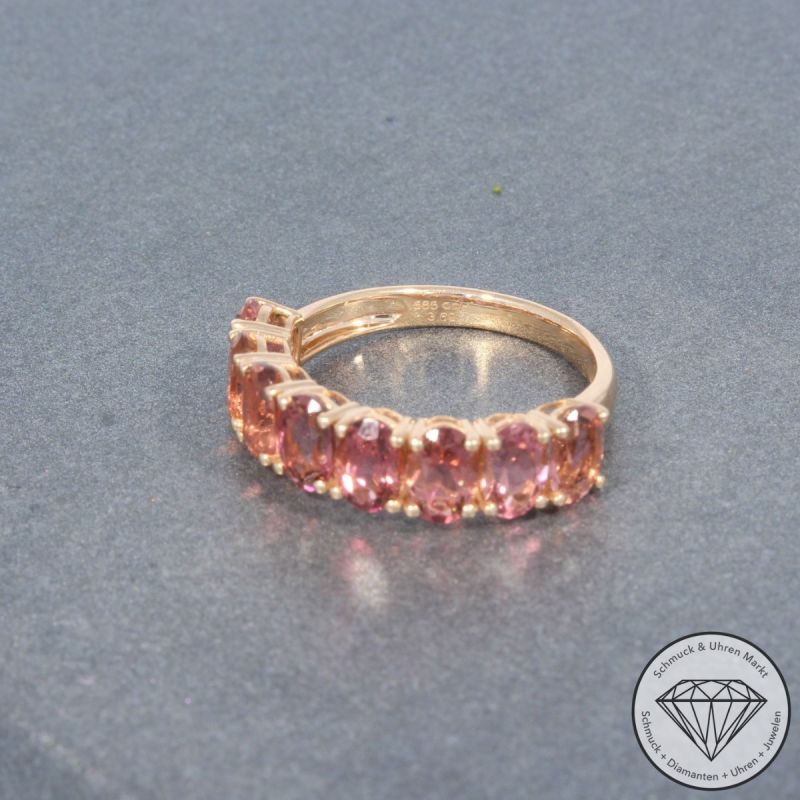 Wert 2290 € Turmalin Ring in 585er 14 K Rosegold - 98196