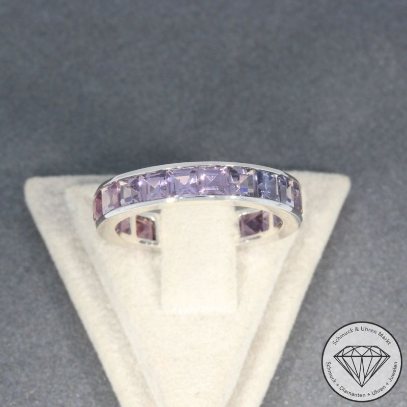 Wert 2590 € Spinell Ring in 750er 18 K Weißgold - 98199