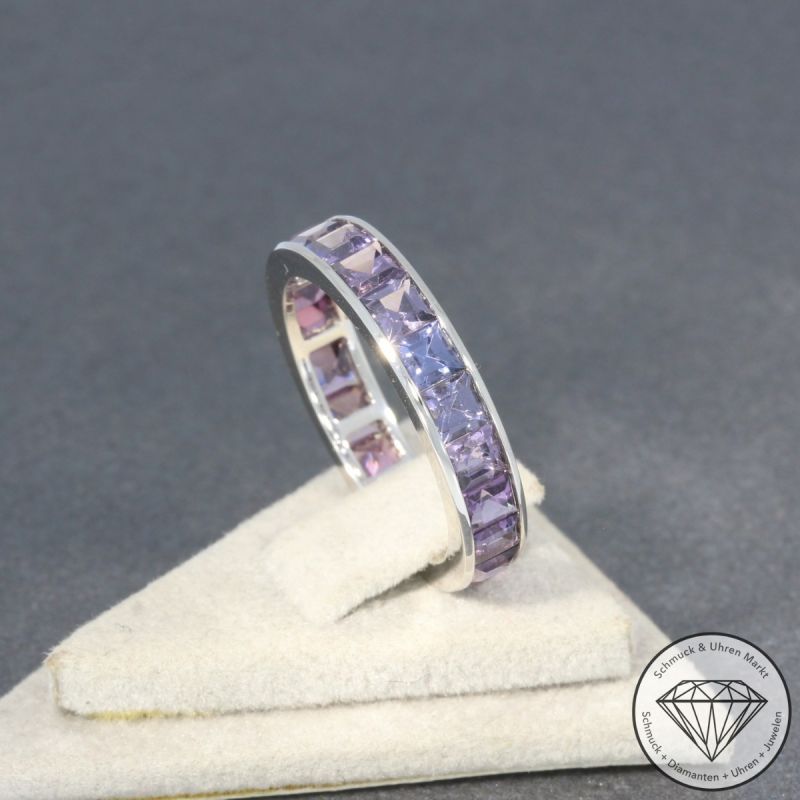 Wert 2590 € Spinell Ring in 750er 18 K Weißgold - 98199