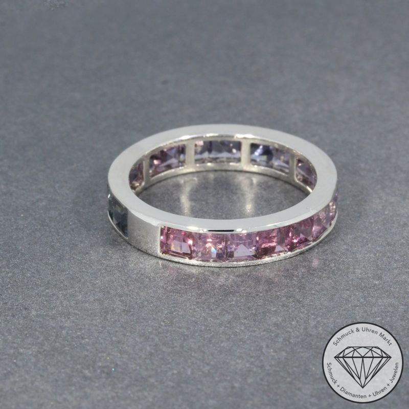 Wert 2590 € Spinell Ring in 750er 18 K Weißgold - 98199
