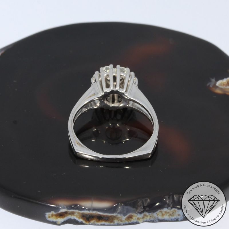 Wert 4900 € Brillant Ring (ca. 0,91 carat) in 750er 18 K Weißgold - 98291