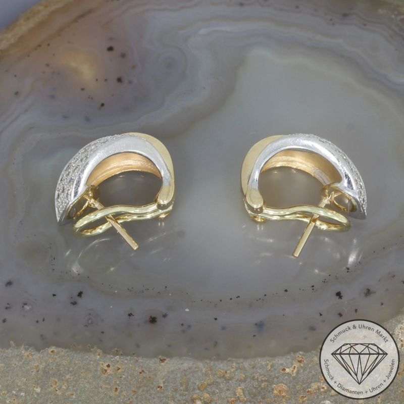 Wert 4690 € Brillant Ohrringe (ca. 0,70 carat) in 585er 14 K Gelbgold - 98334