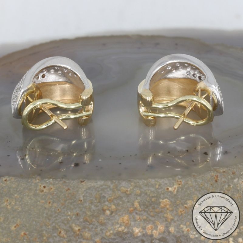 Wert 4690 € Brillant Ohrringe (ca. 0,70 carat) in 585er 14 K Gelbgold - 98334