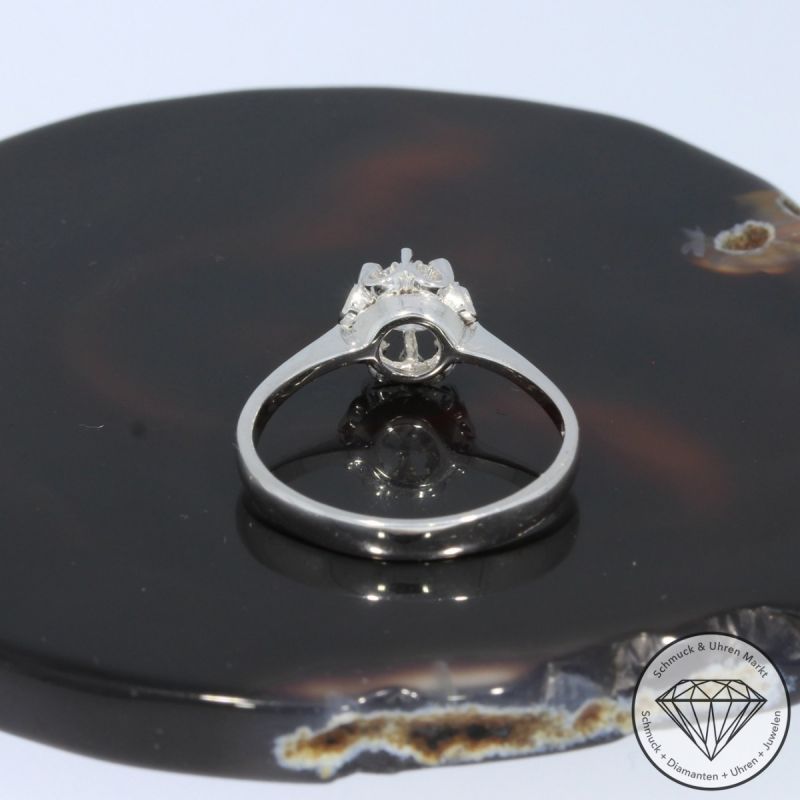 Wert 2.600 € Solitär Brillant Ring (ca. 0,45 carat) in 750er 18 K Weißgold - 98342