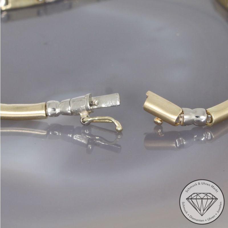 Wert 5800 € Bicolor Kette in 585er 14 K Gold - 98426