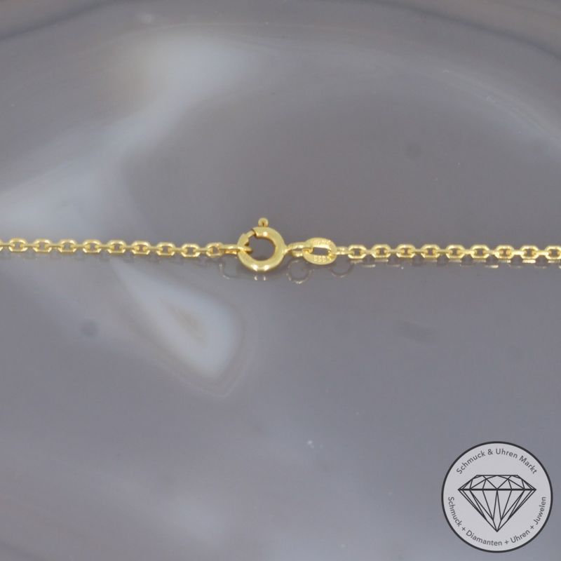 Wert 600 € Granat Collier in 333er 8 K Gelbgold - 98435