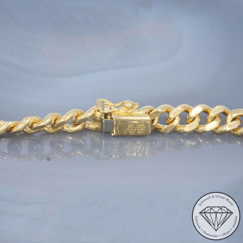 Wert 5800 € Panzer Armband (22,5 Gramm) in 750er 18 K Gelbgold - 98707