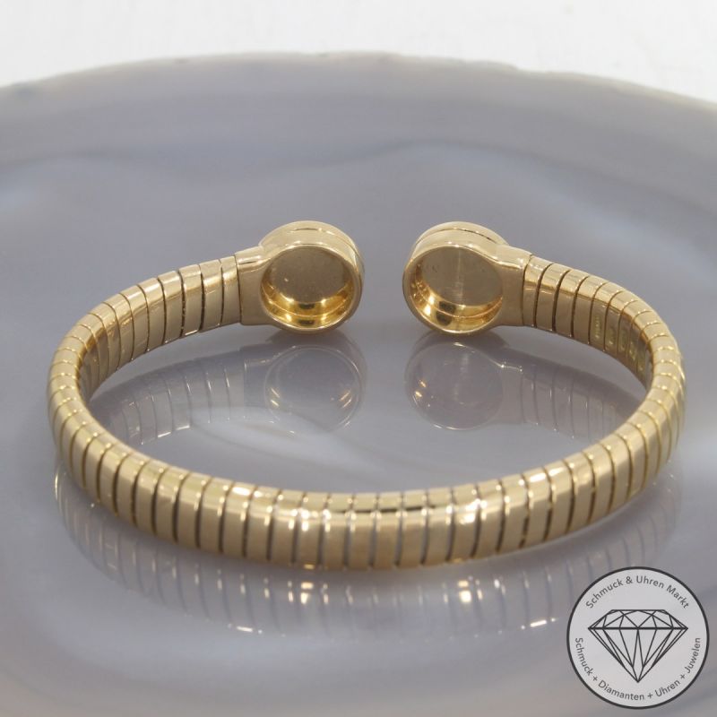 BVLGARI Tubogas Onyx Armreif in 750er 18 K Gelbgold - 98815
