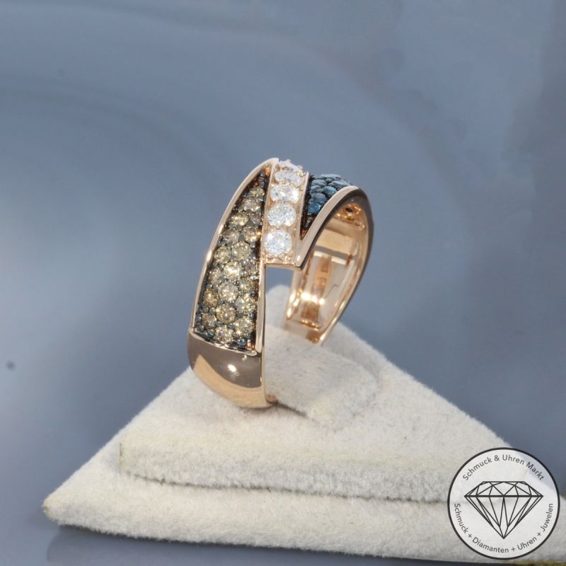 Wert 3190 € Brillant Ring in 585er 14 K Rosegold - H1032