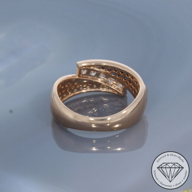 Wert 3190 € Brillant Ring in 585er 14 K Rosegold - H1032