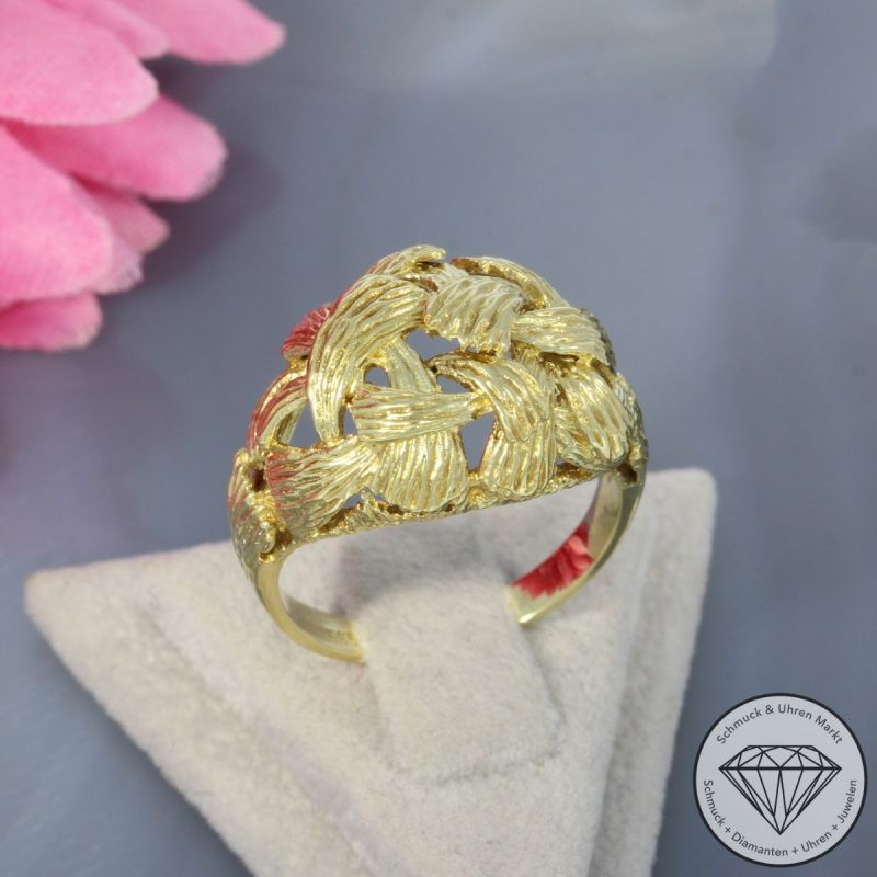 Wert 1100 € Ring in 585er 14 K Gelbgold - 98922