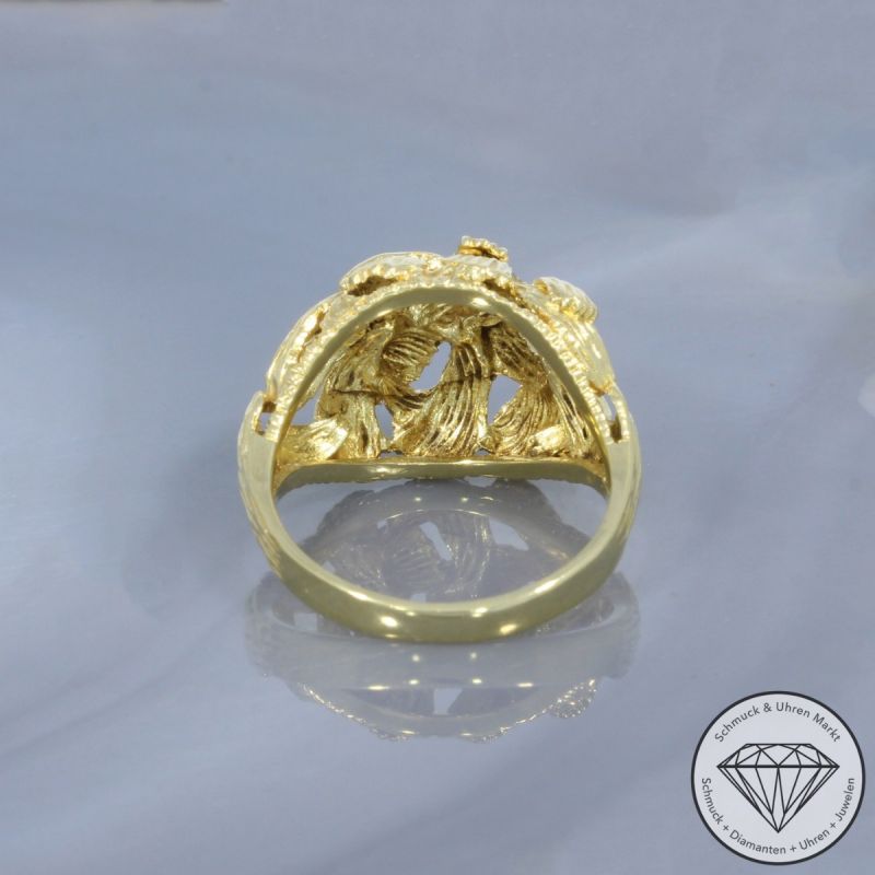 Wert 1100 € Ring in 585er 14 K Gelbgold - 98922