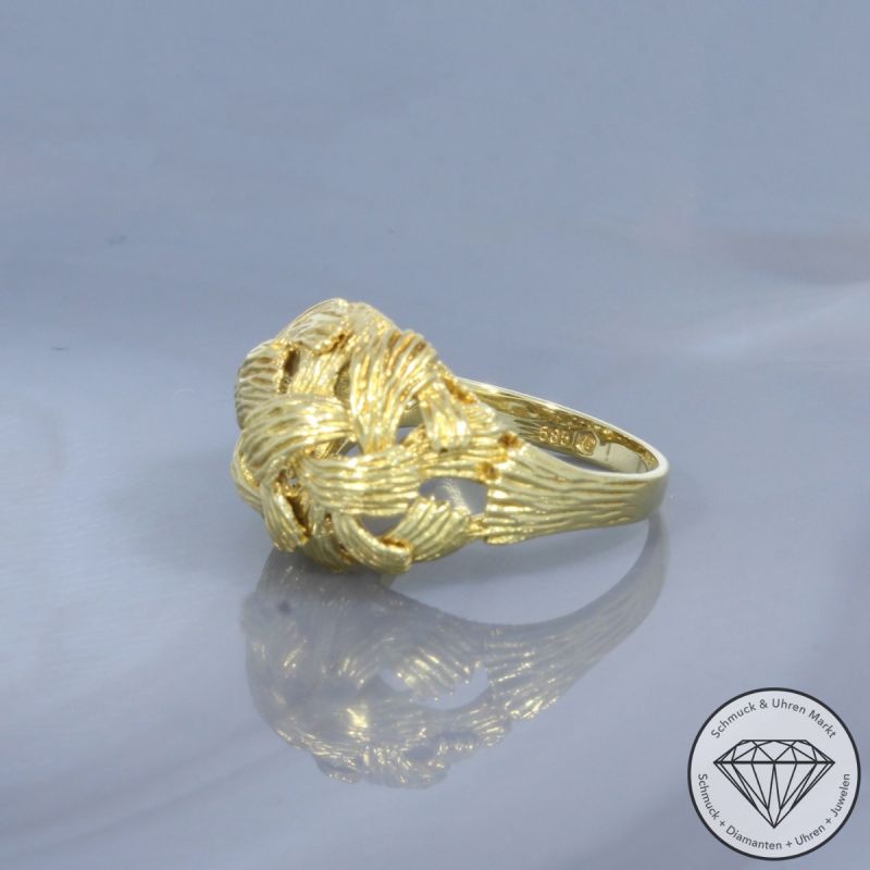 Wert 1100 € Ring in 585er 14 K Gelbgold - 98922