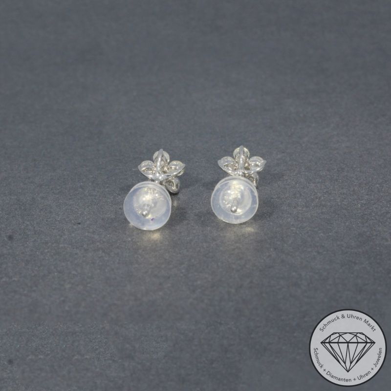 Wert 1030 € Brillant Ohrstecker (0,40 carat) in 750er 18 K Weißgold - H1852