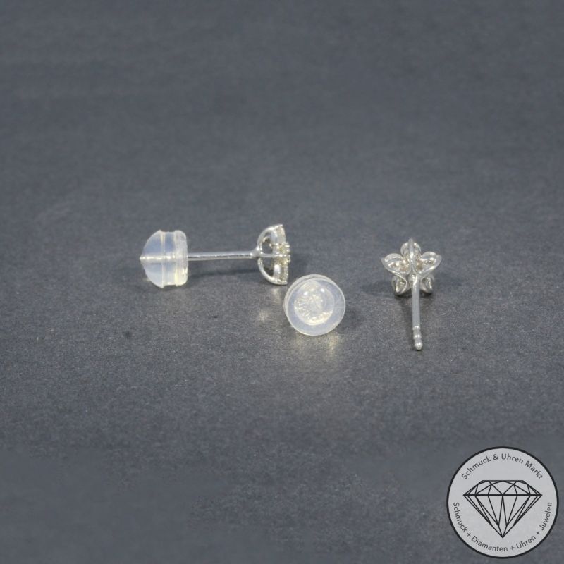 Wert 1030 € Brillant Ohrstecker (0,40 carat) in 750er 18 K Weißgold - H1852
