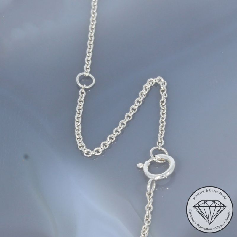 Wert 2350 € Brillant Diamant Herz Anhänger mit Kette in 585er 14 K Weißgold - H995