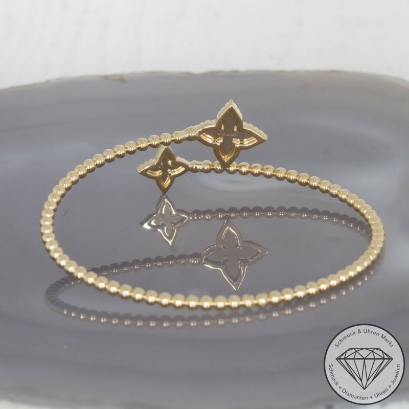 Wert 2900 € Diamant Armreif (0,19 carat) in 585er 14 K Gelbgold - 99026