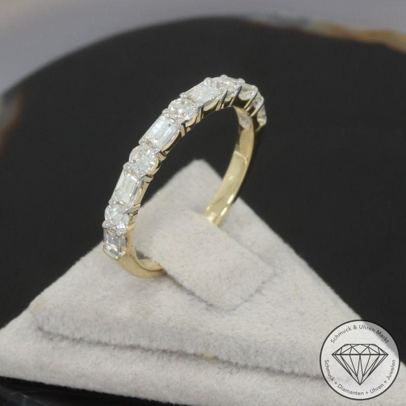 Wert 3630 € Brillant Diamant Ring in 585er 14 K Gelbgold - 99040