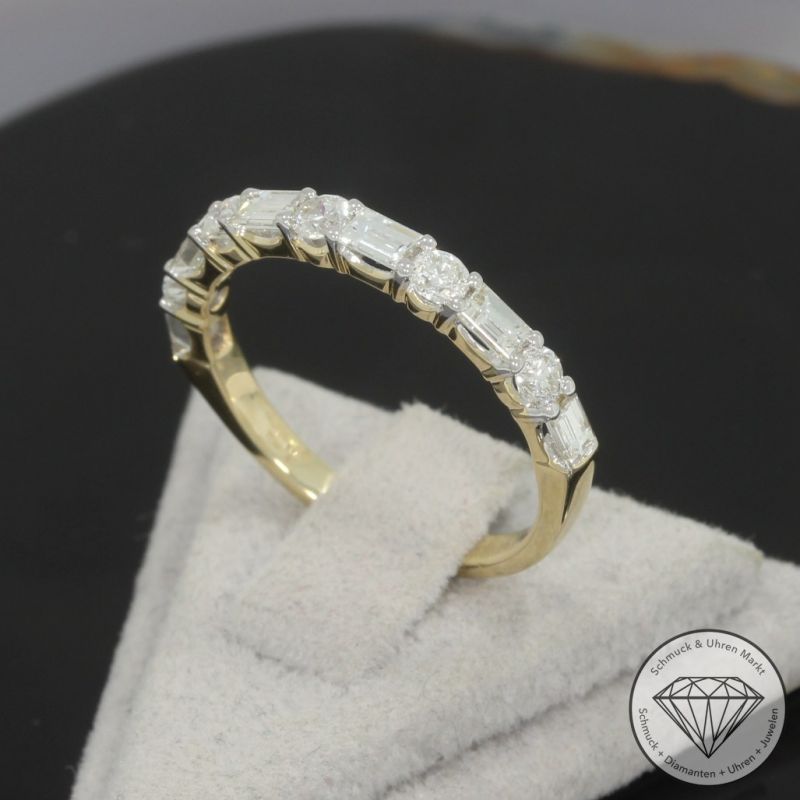 Wert 3630 € Brillant Diamant Ring in 585er 14 K Gelbgold - 99040
