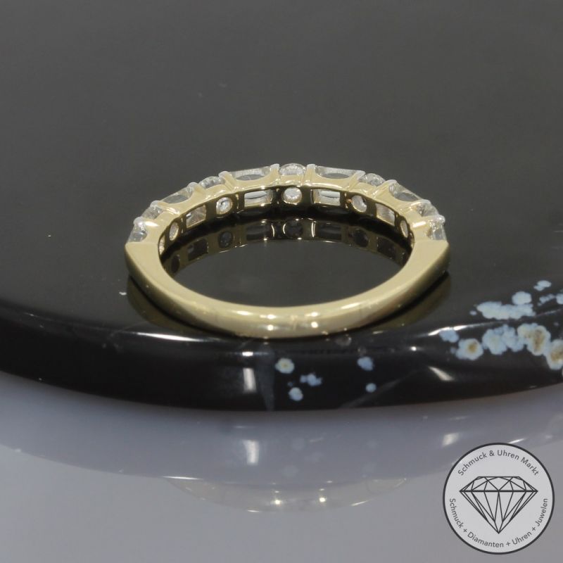 Wert 3630 € Brillant Diamant Ring in 585er 14 K Gelbgold - 99040