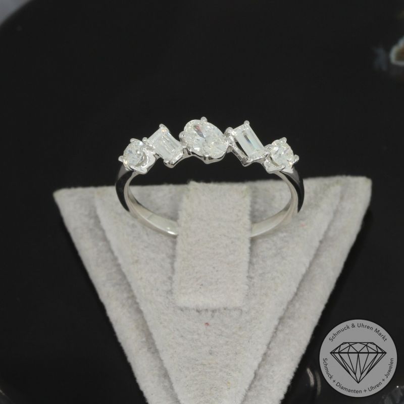 Wert 3630 € Brillant Diamant Ring in 585er 14 K Weißgold - 99047
