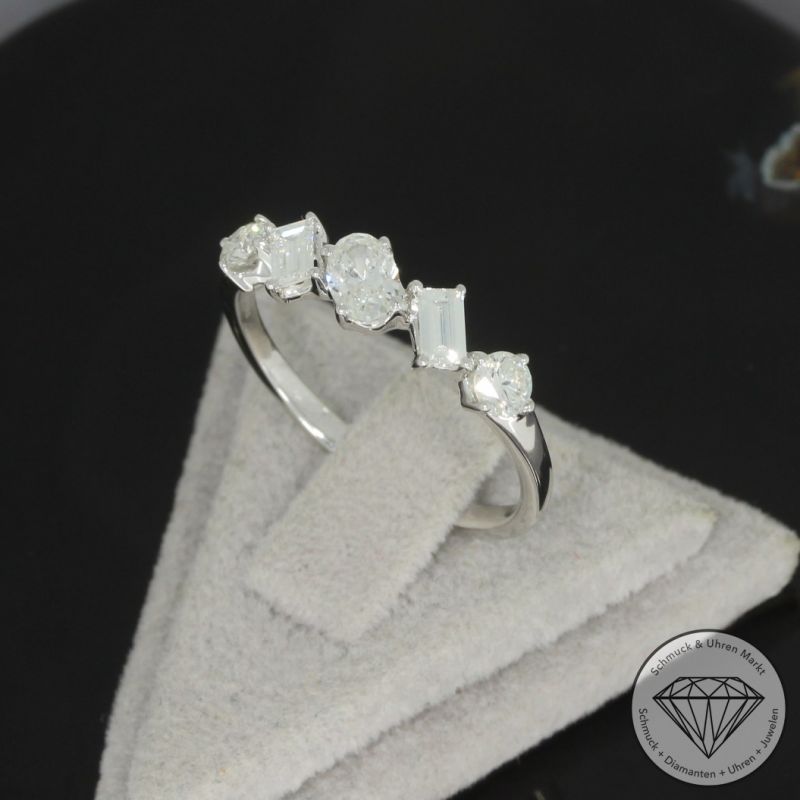 Wert 3630 € Brillant Diamant Ring in 585er 14 K Weißgold - 99047