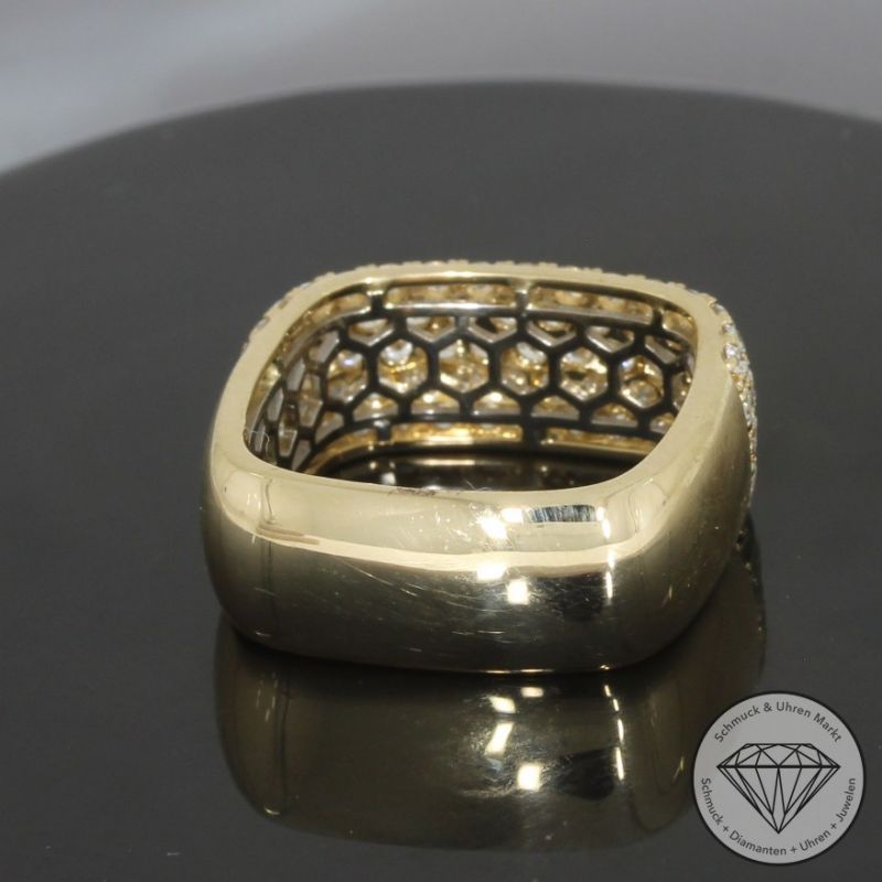 Wert 6350 € Brillant Ring (1,57 carat) in 585er 14 K Gelbgold - 99054
