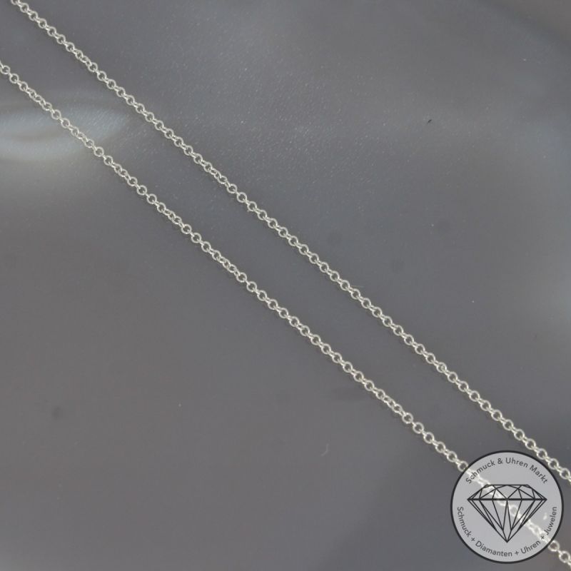 Wert 2150 € Brillant Diamant Anhänger & Kette in 585er 14 K Weißgold - 99099