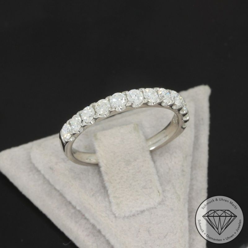 Wert 4090 € Brillant Ring (0,90 carat) in 750er 18 K Weißgold - 99115