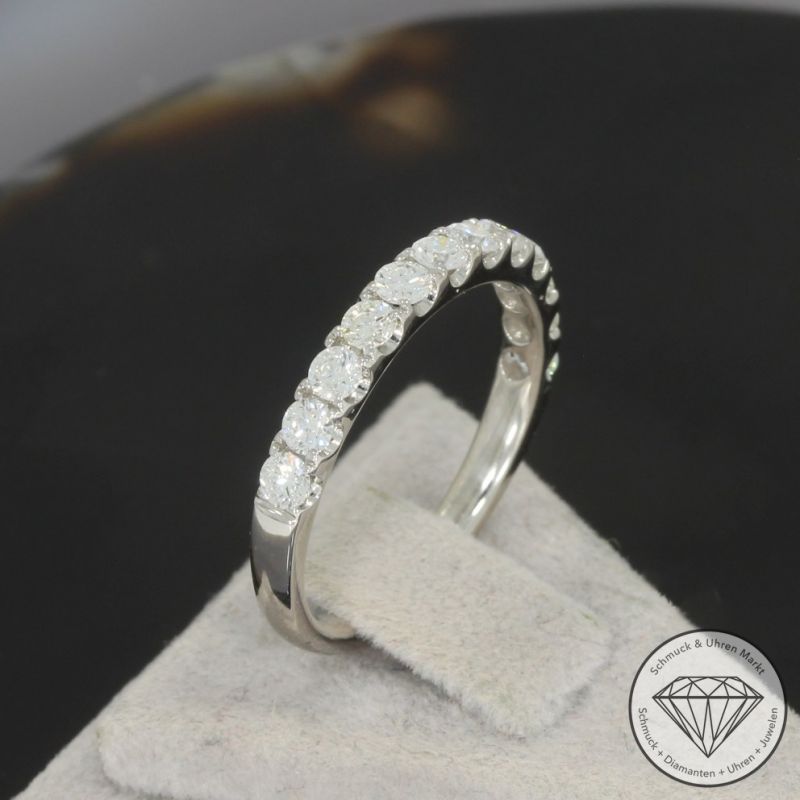 Wert 4090 € Brillant Ring (0,90 carat) in 750er 18 K Weißgold - 99115