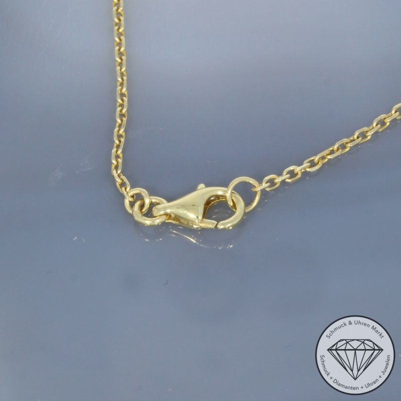 Wert 2900 € Farbedelsteine Collier in 585er 14 K Gelbgold - 99166
