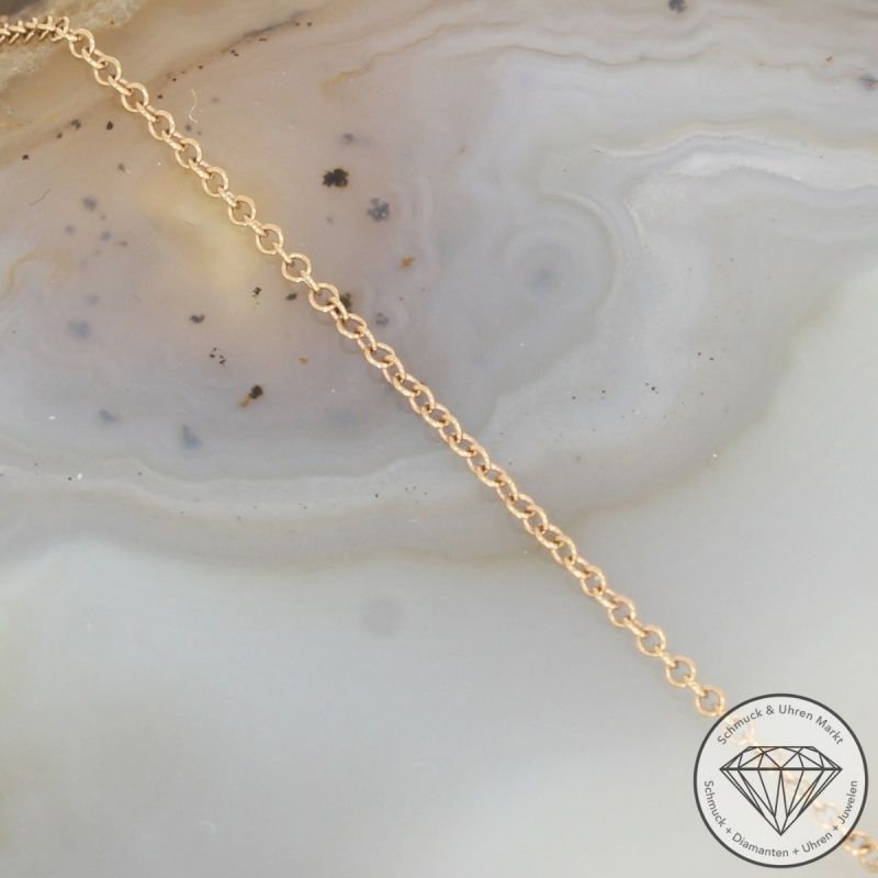 Wert 1740 € Farbedelstein Collier in 750er 18 K Gelbgold - 99168
