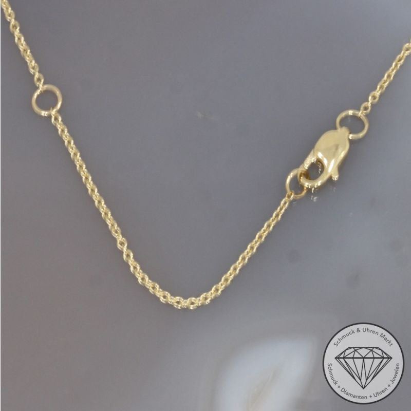 Wert 1990 € Diamant Anhänger & Kette (0,25 carat) in 585er 14 K Gelbgold - 99176