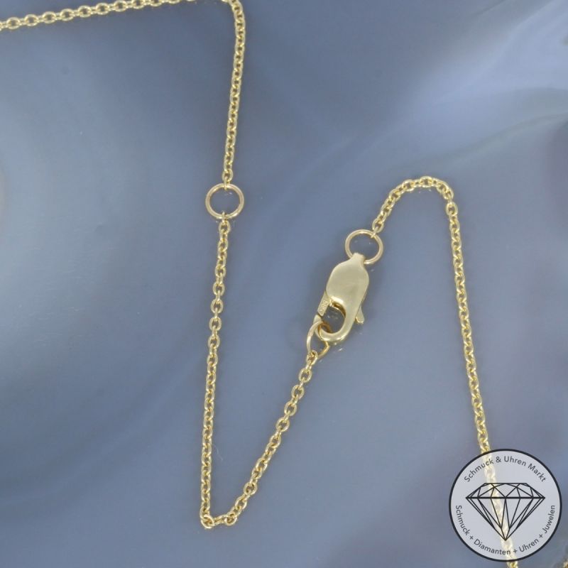 Wert 1850 € Brillant Collier (0,20 carat) in 585er 14 K Gelbgold - 99130