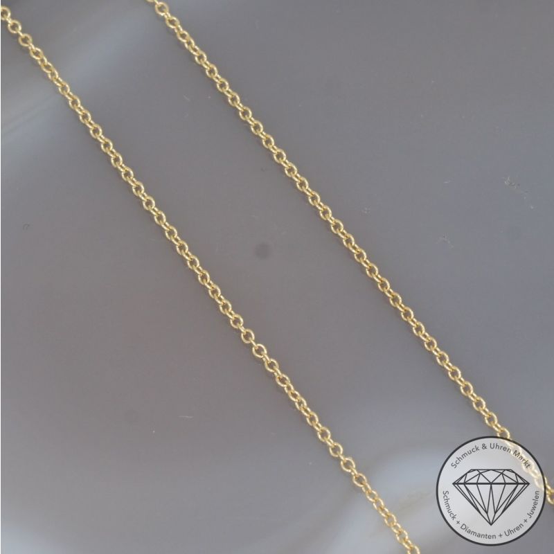 Wert 3790 € Brillant Diamant Anhänger & Kette in 585er 14 K Gelbgold - 99197